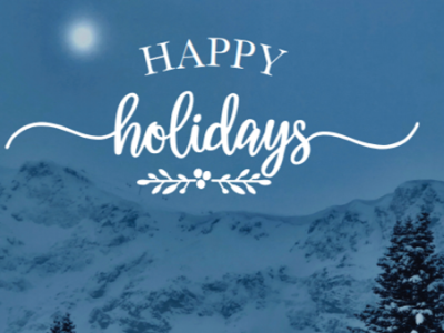 Wishing everyone the very best for the Holiday Season